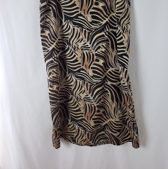 Diana Marco Sheer Animal Print Skirt #59 - Picture 4 of 6